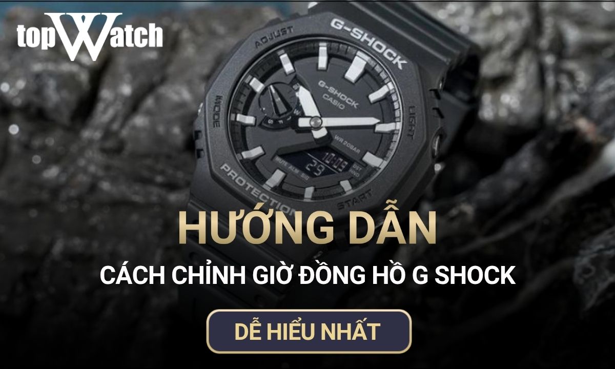 cach chinh gio dong ho g shock