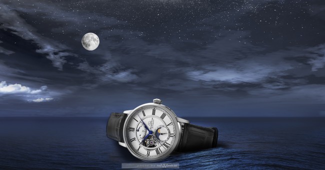 Review đồng hồ Orient Star RE-AM0001S00B nổi bật với lịch tuần trăng
