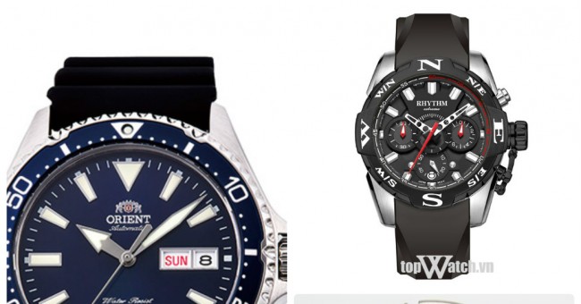 Một số mẫu đồng hồ nam dây cao su bán chạy hiện nay