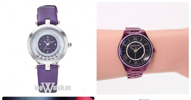 Top 5 chiếc đồng hồ nữ màu tím rực rỡ cho các cô nàng cá tính