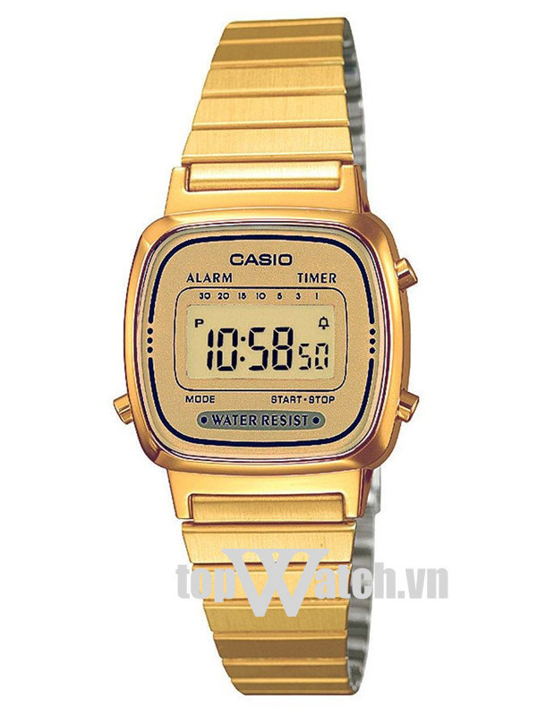 Đồng hồ Casio điện từ 3 nút LA670WGA-9DF - Giá niêm yết 1.152.000 vnđ