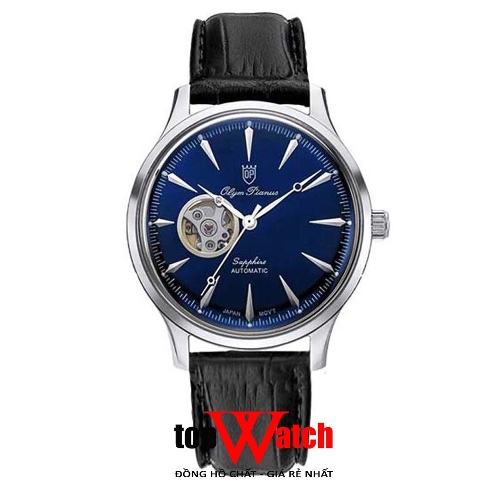 Đồng hồ Olym Pianus nam mặt xanh dương nổi bật OP99141-71AGS-GL X