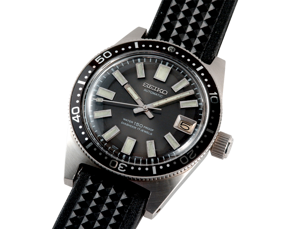 Năm 1965, Seiko sản xuất đồng hồ lặn Nhật Bản đầu tiên với mức chống nước ở độ sâu 150m
