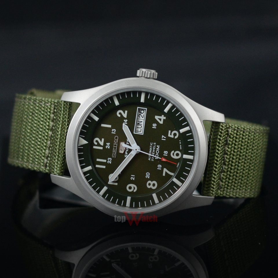 Đồng hồ Seiko 5 quân đội giá rẻ SNZG09K1S - Giá niêm yết 5.400.000 VNĐ => Giá khuyến mãi 4.320.000 VNĐ