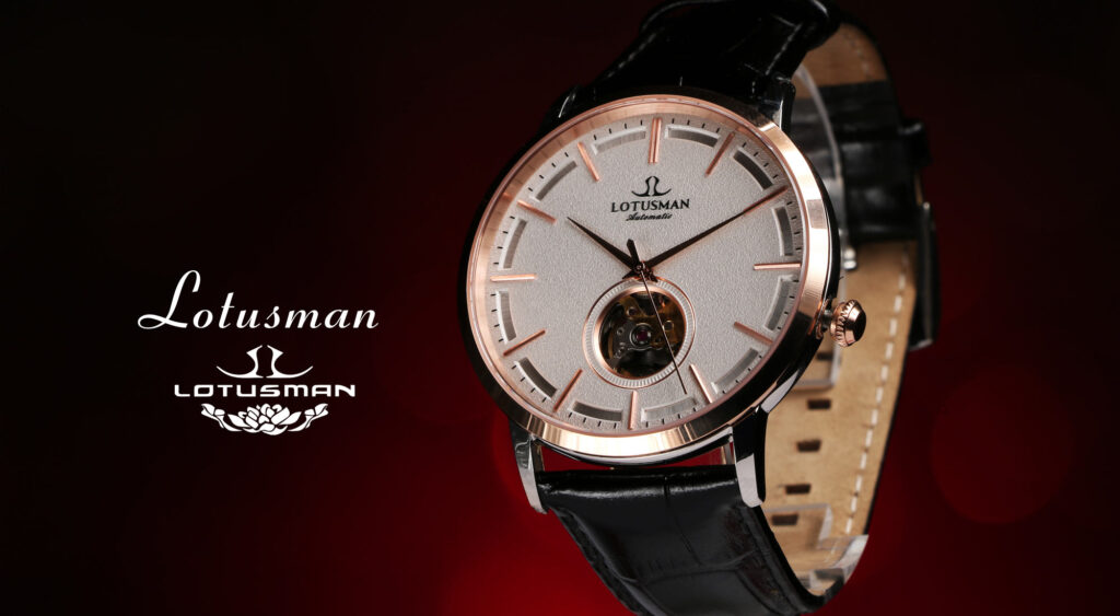 Thiết kế Open Heart đáng chú ý của chiếc đồng hồ Lotusman
