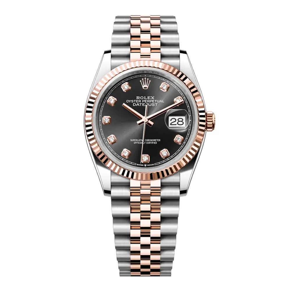 Đồng Hồ Rolex Datejust 36 126231-0019 Oystersteel và vàng Everose