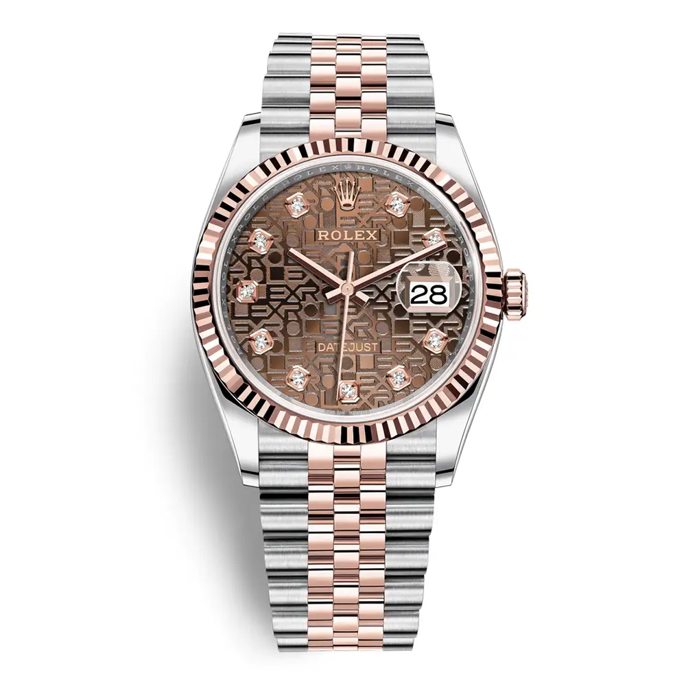 Đồng Hồ Rolex Datejust 36 126231-0025 Oystersteel và vàng Everose