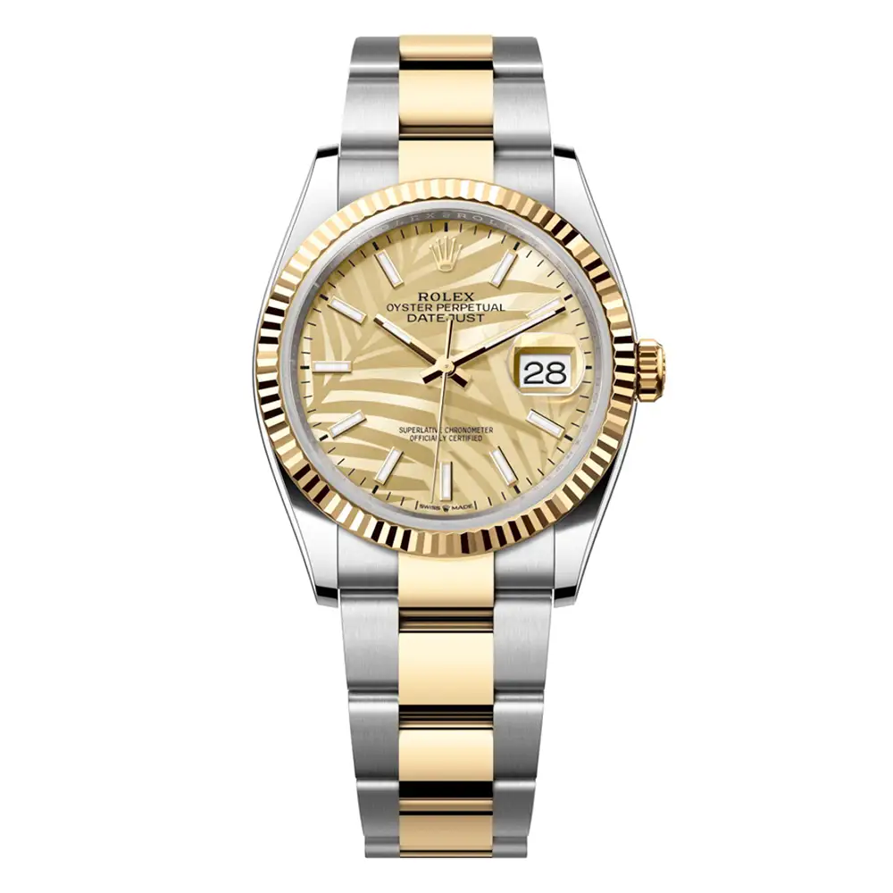 Đồng Hồ Rolex Datejust 36 126233-0038 Oystersteel và vàng vàng 2021