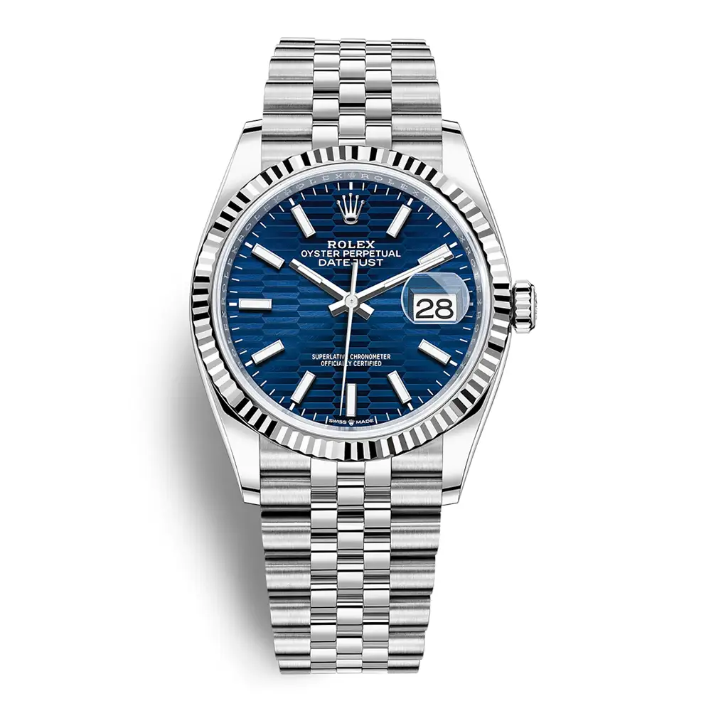 Đồng Hồ Rolex Datejust 36 126234-0049 Oystersteel và vàng trắng 2021