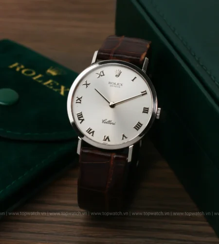 Đồng Hồ Rolex Cellini Vàng Trắng 18k 4112