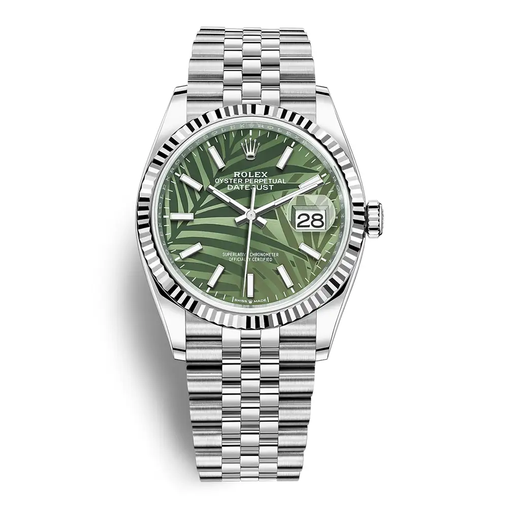 Đồng Hồ Rolex Datejust 36 126234-0047 Oystersteel và vàng trắng 2021