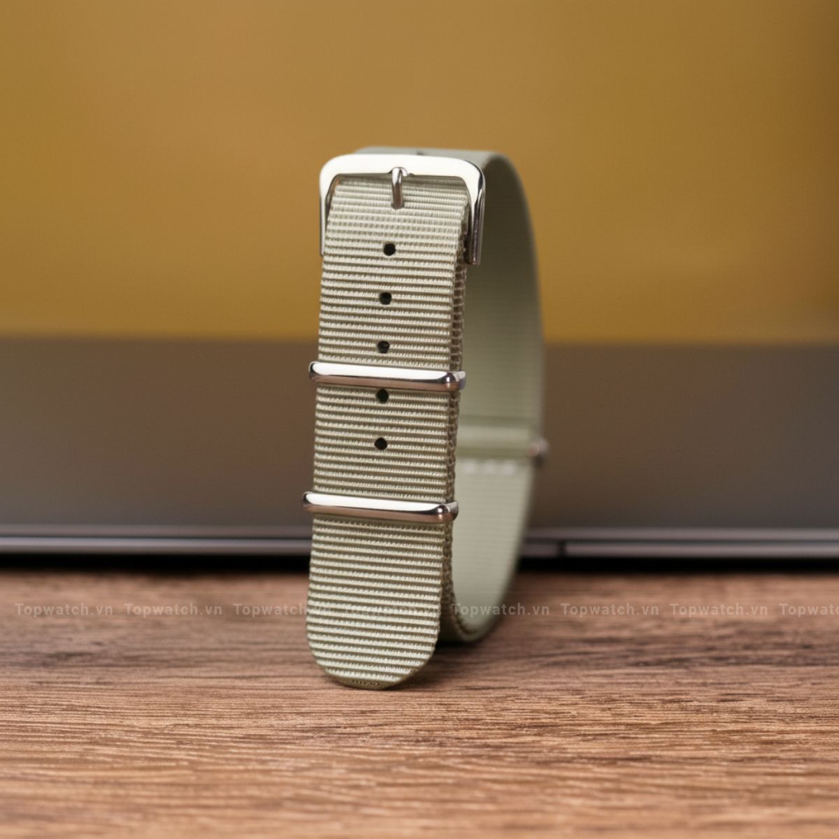 Dây vải NATO Nylon cao cấp màu xanh rêu