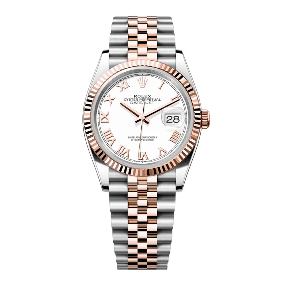 Đồng Hồ Rolex Datejust 36 126231-0015 Oystersteel và vàng Everose