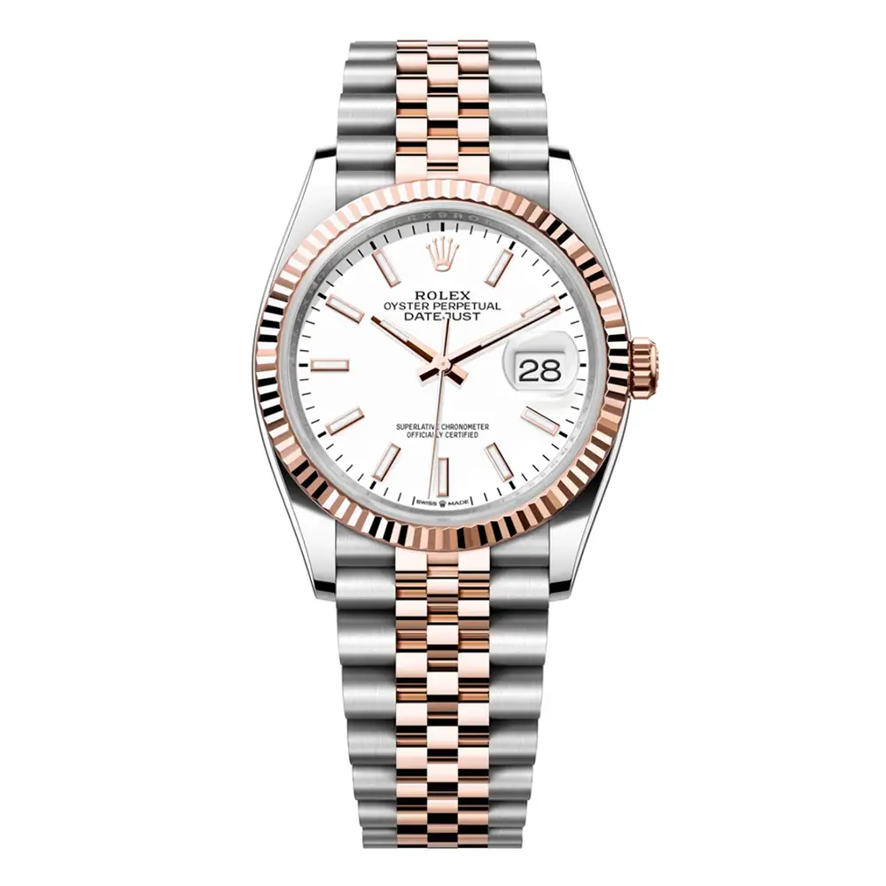 Đồng Hồ Rolex Datejust 36 126231-0017 Oystersteel và vàng Everose