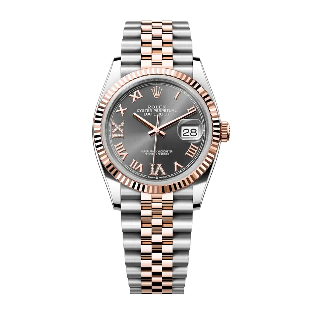 Đồng Hồ Rolex Datejust 36 126231-0023 Oystersteel và vàng Everose