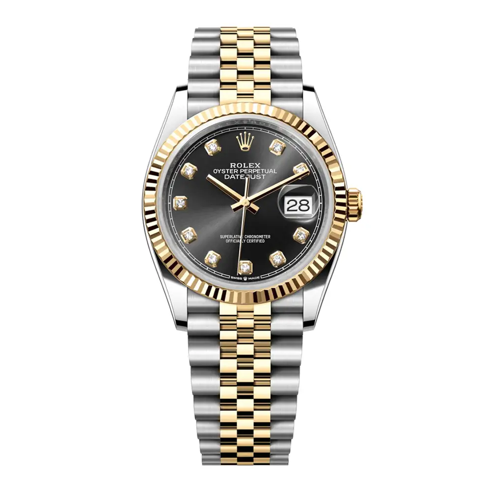 Đồng Hồ Rolex Datejust 36 126233-0021 Oystersteel và vàng vàng