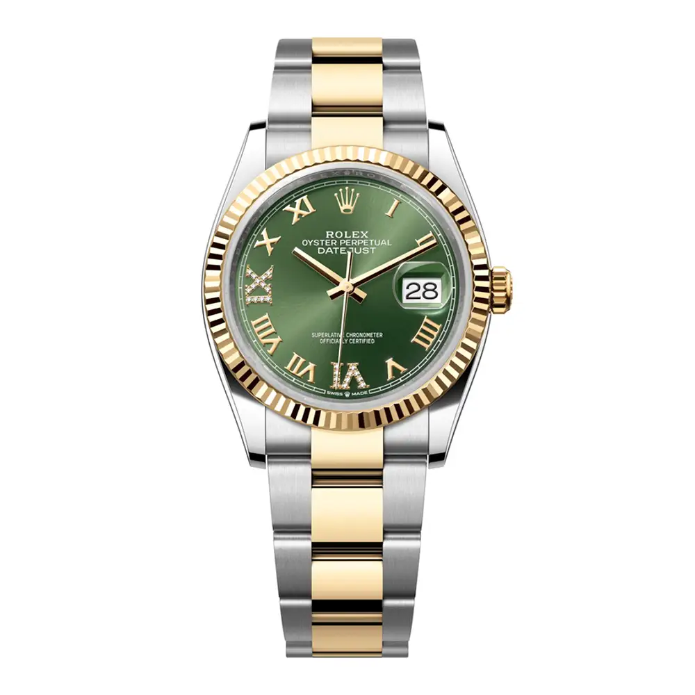 Đồng Hồ Rolex Datejust 36 126233-0026 Oystersteel và vàng vàng