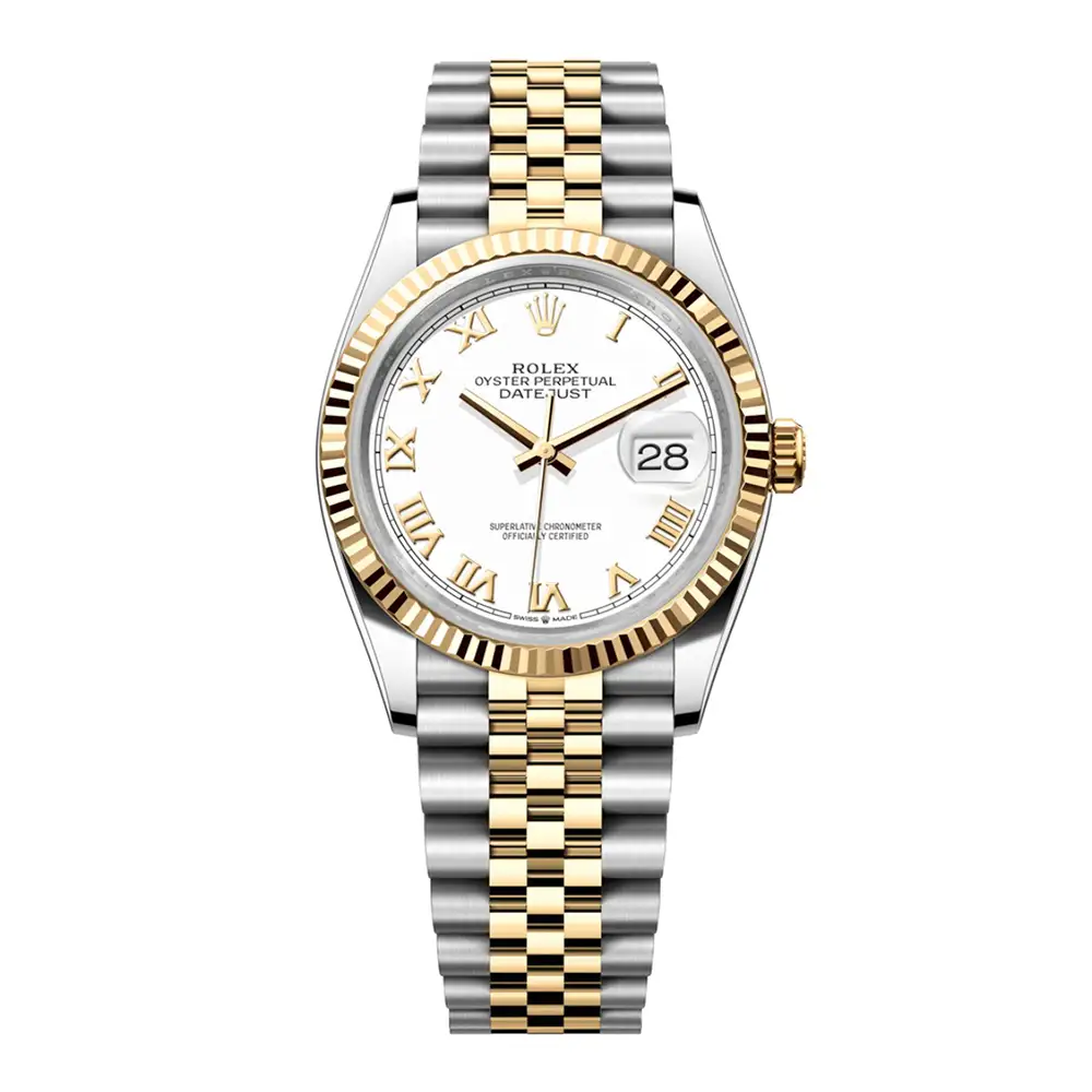 Đồng Hồ Rolex Datejust 36 126233-0029 Oystersteel và vàng vàng