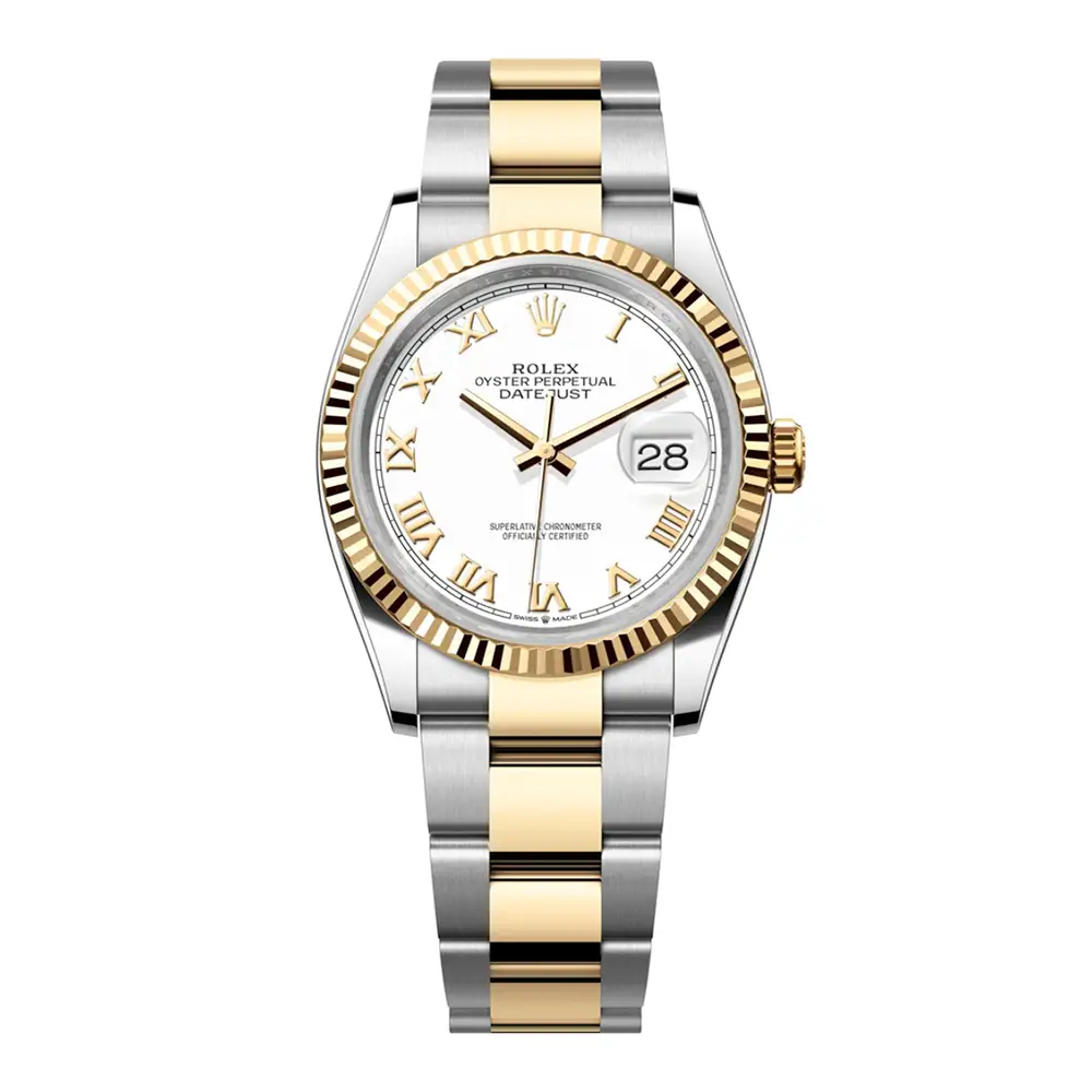 Đồng Hồ Rolex Datejust 36 126233-0030 Oystersteel và vàng vàng