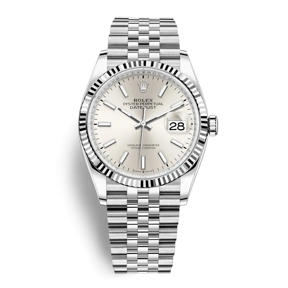 Đồng Hồ Rolex Datejust 36 126234-0013 Oystersteel và vàng trắng