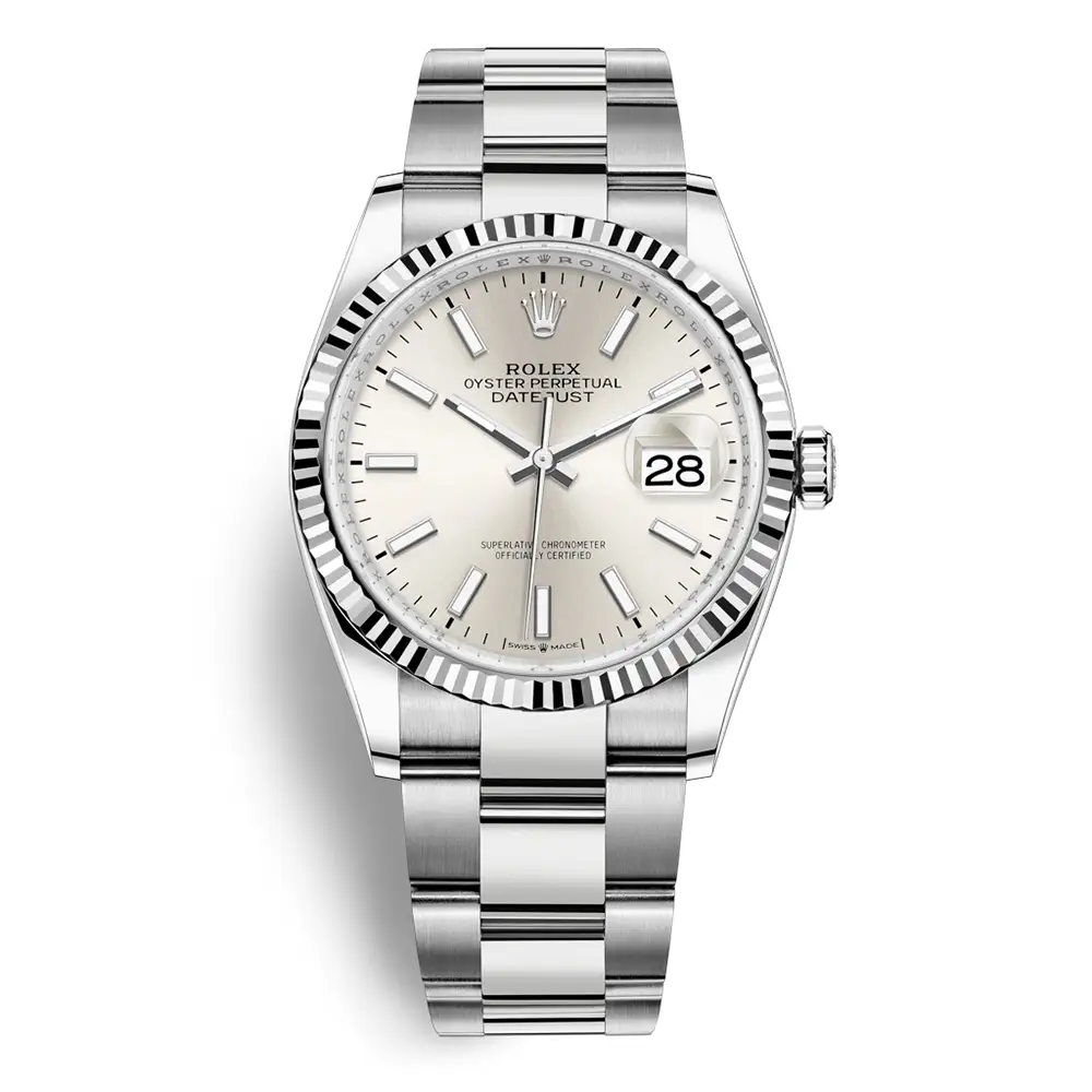 Đồng Hồ Rolex Datejust 36 126234-0014 Oystersteel và vàng trắng