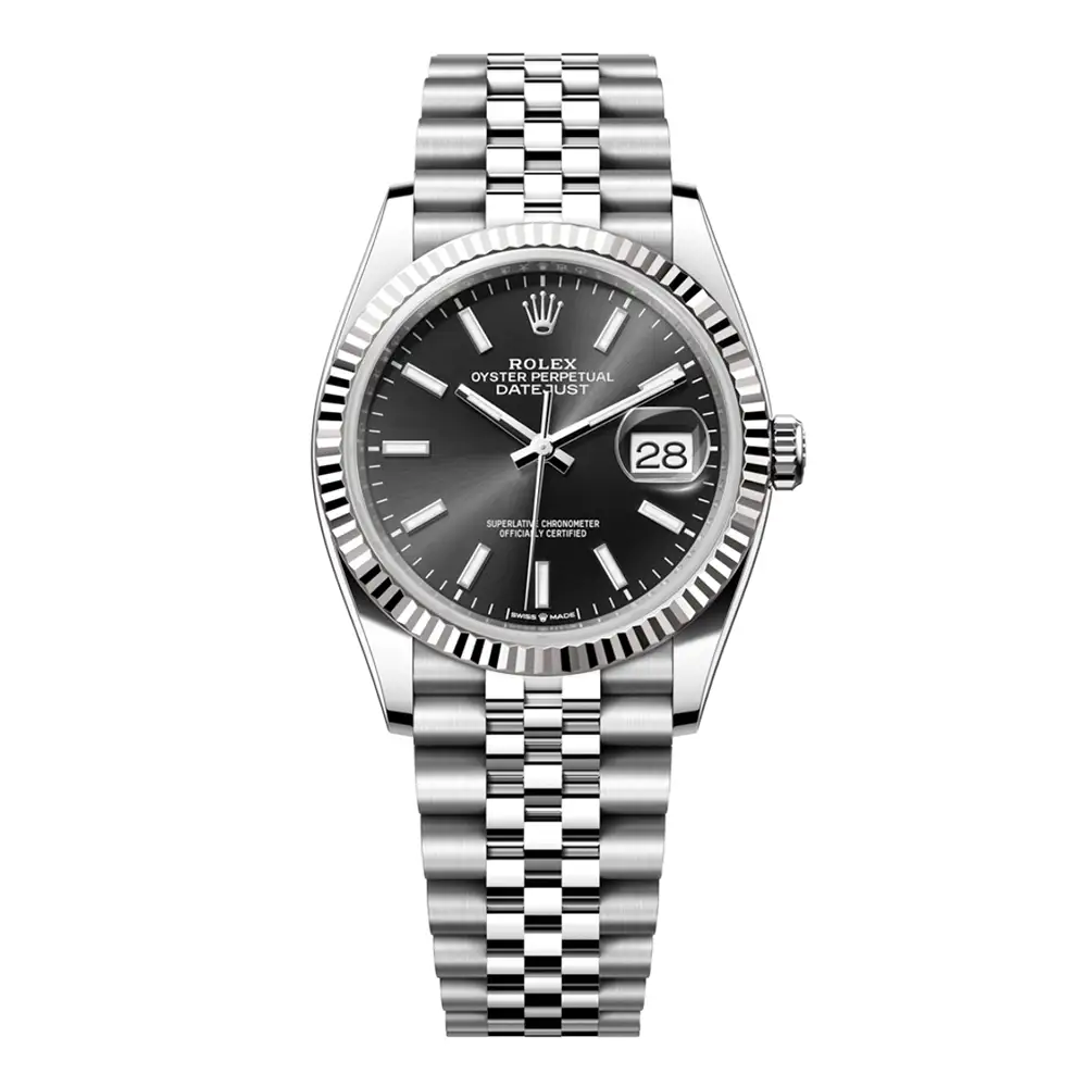 Đồng Hồ Rolex Datejust 36 126234-0015 Oystersteel và vàng trắng