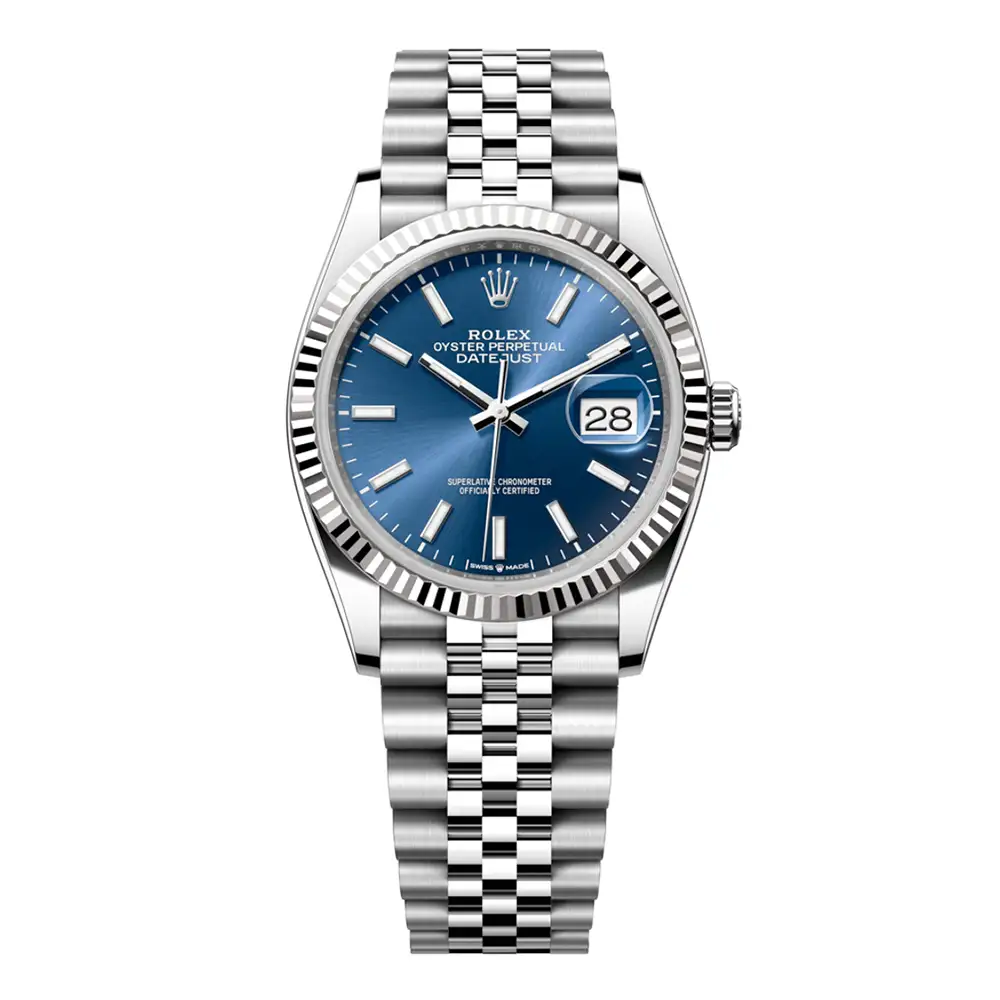 Đồng Hồ Rolex Datejust 36 126234-0017 Oystersteel và vàng trắng