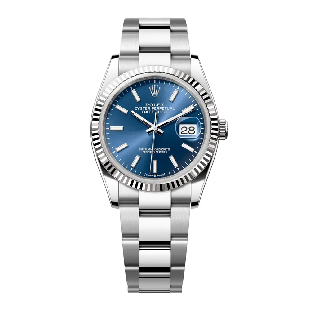 Đồng Hồ Rolex Datejust 36 126234-0018 Oystersteel và vàng trắng