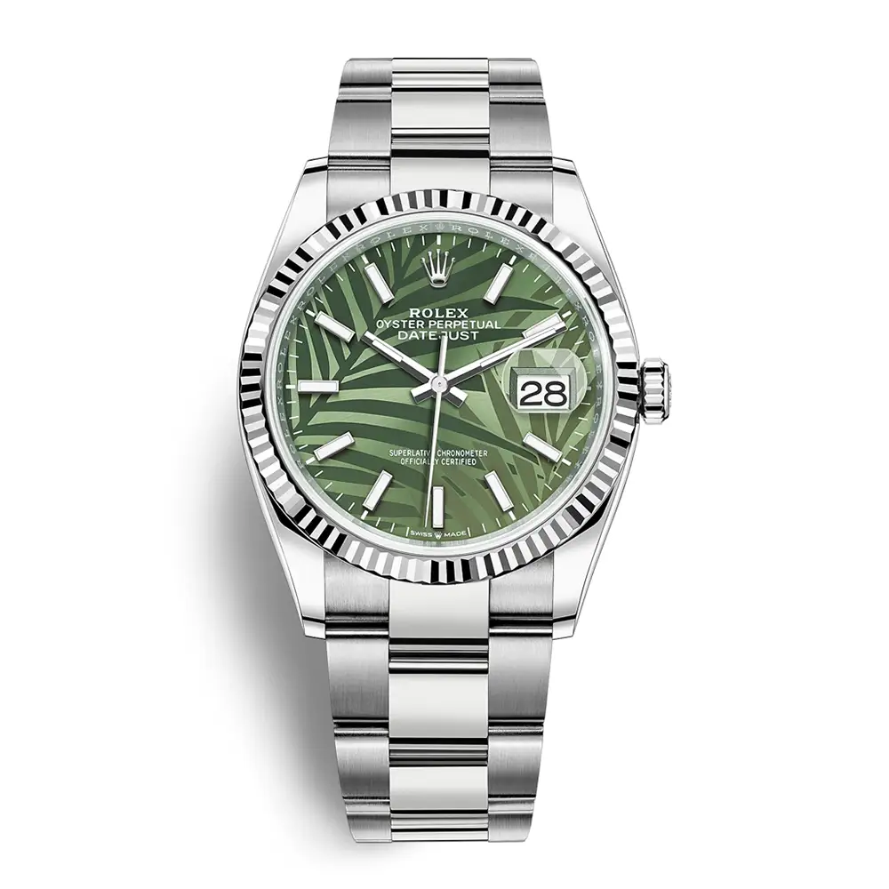 Đồng Hồ Rolex Datejust 36 126234-0048 Oystersteel và vàng trắng