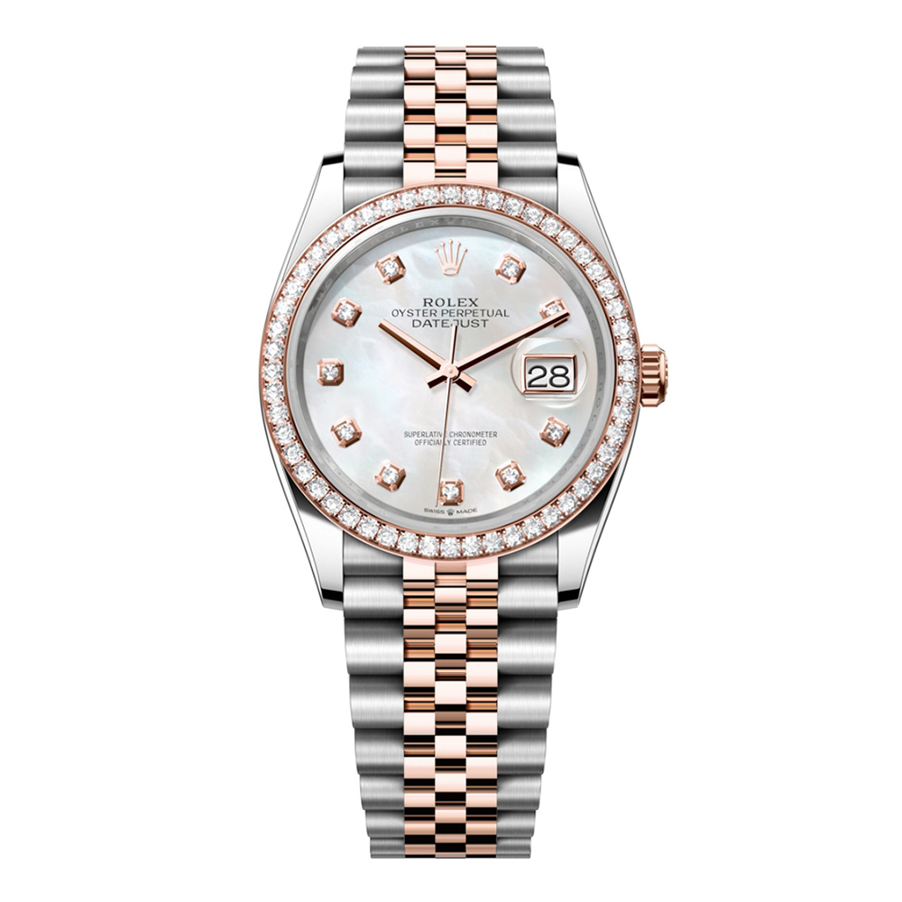 Đồng Hồ Rolex Datejust 36 126281rbr-0009 Oystersteel và vàng Everose