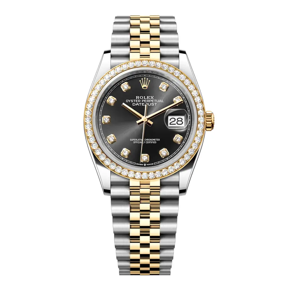 Đồng Hồ Rolex Datejust 36 126283rbr-0007 Oystersteel và vàng vàng