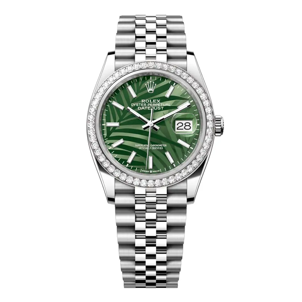 Đồng Hồ Rolex Datejust 36 126284rbr-0039 Oystersteel và vàng trắng 2021