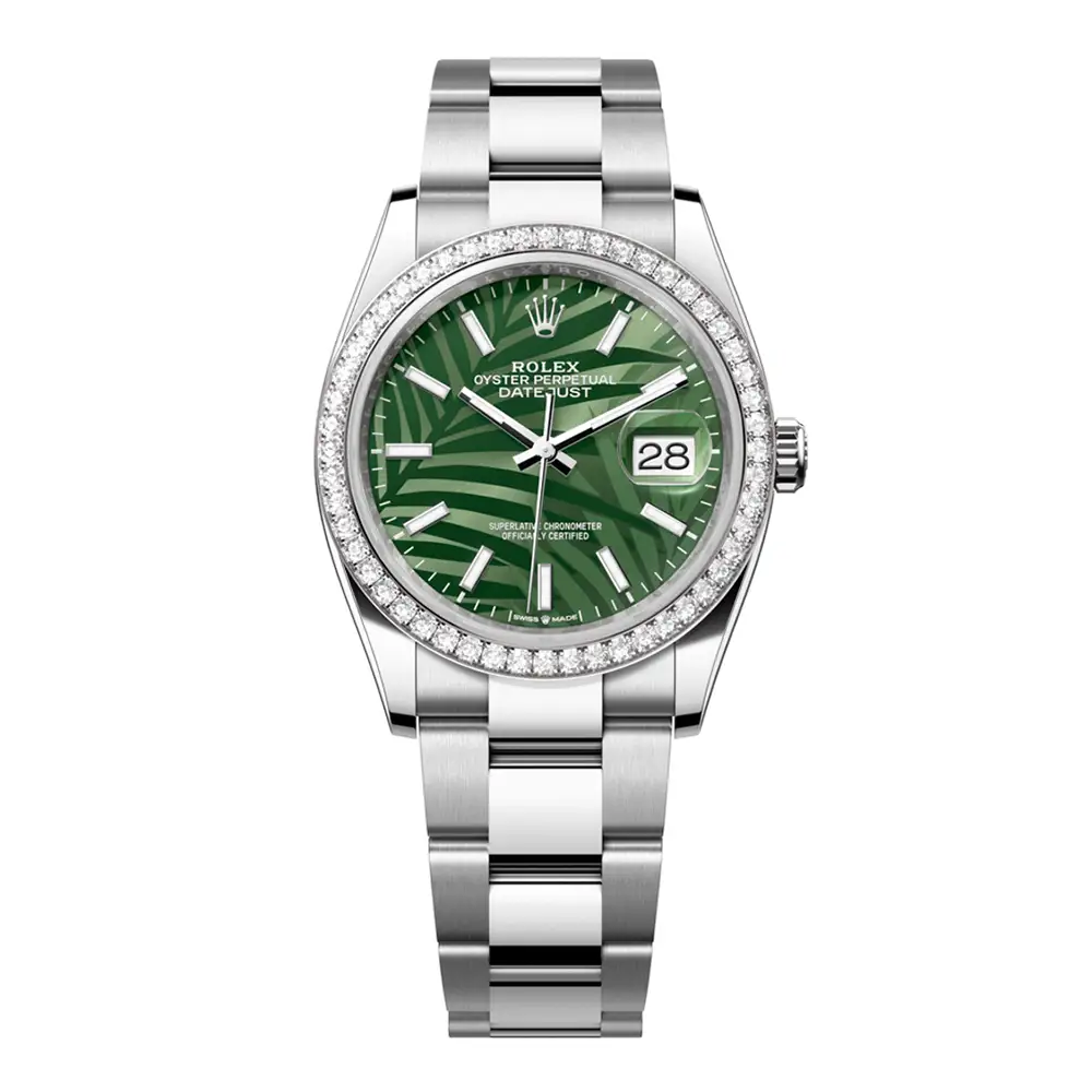 Đồng Hồ Rolex Datejust 36 126284rbr-0040 Oystersteel và vàng trắng 2021