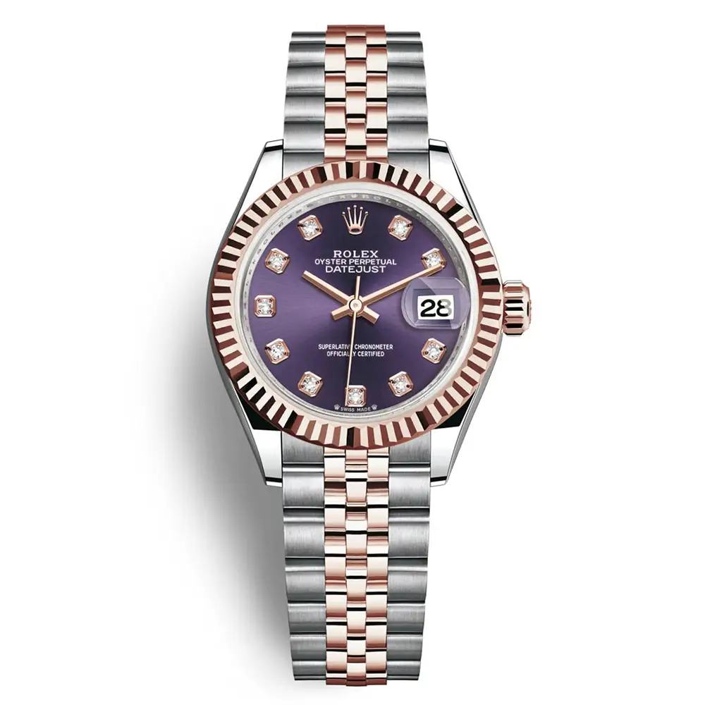 Đồng Hồ Rolex Lady-Datejust 279171-0015 Oystersteel và vàng Everose