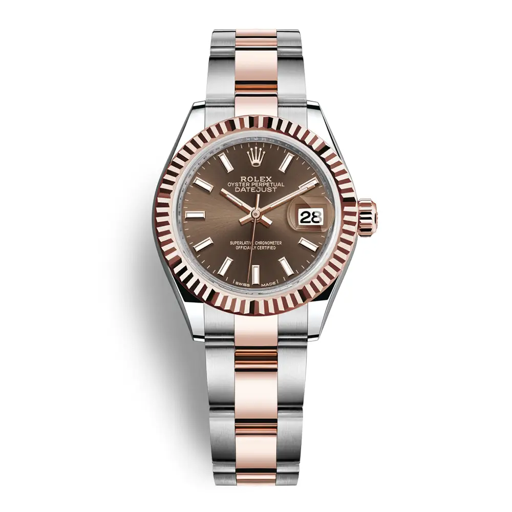 Đồng Hồ Rolex Lady-Datejust 279171-0018 Oystersteel và vàng Everose