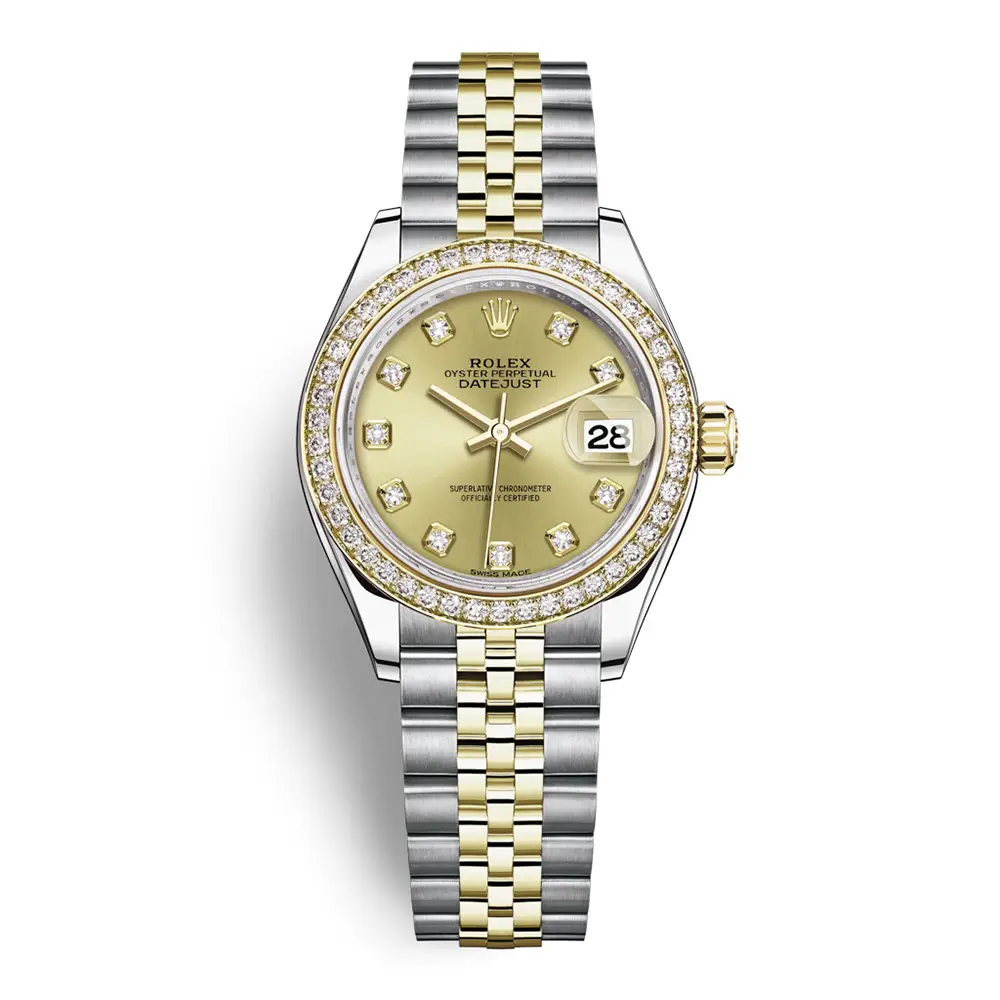 Đồng Hồ Rolex Lady-Datejust 279383rbr-0011 Oystersteel và vàng vàng