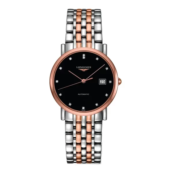 longines elegant l4 809 5 57 7 automatic watch 34 5mm