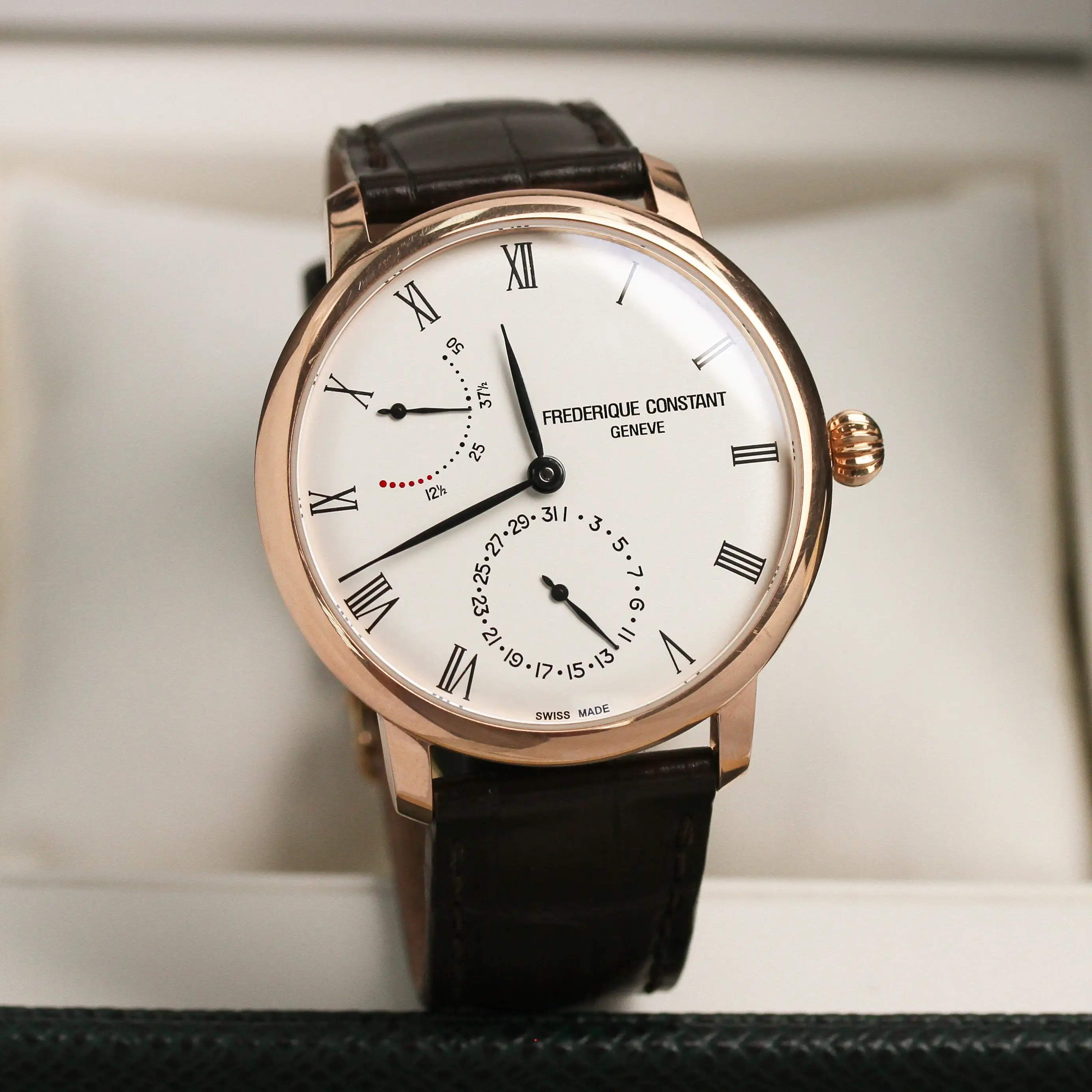 Đồng Hồ Frederique Constant Slimline Power Reserve FC-723WR3S4