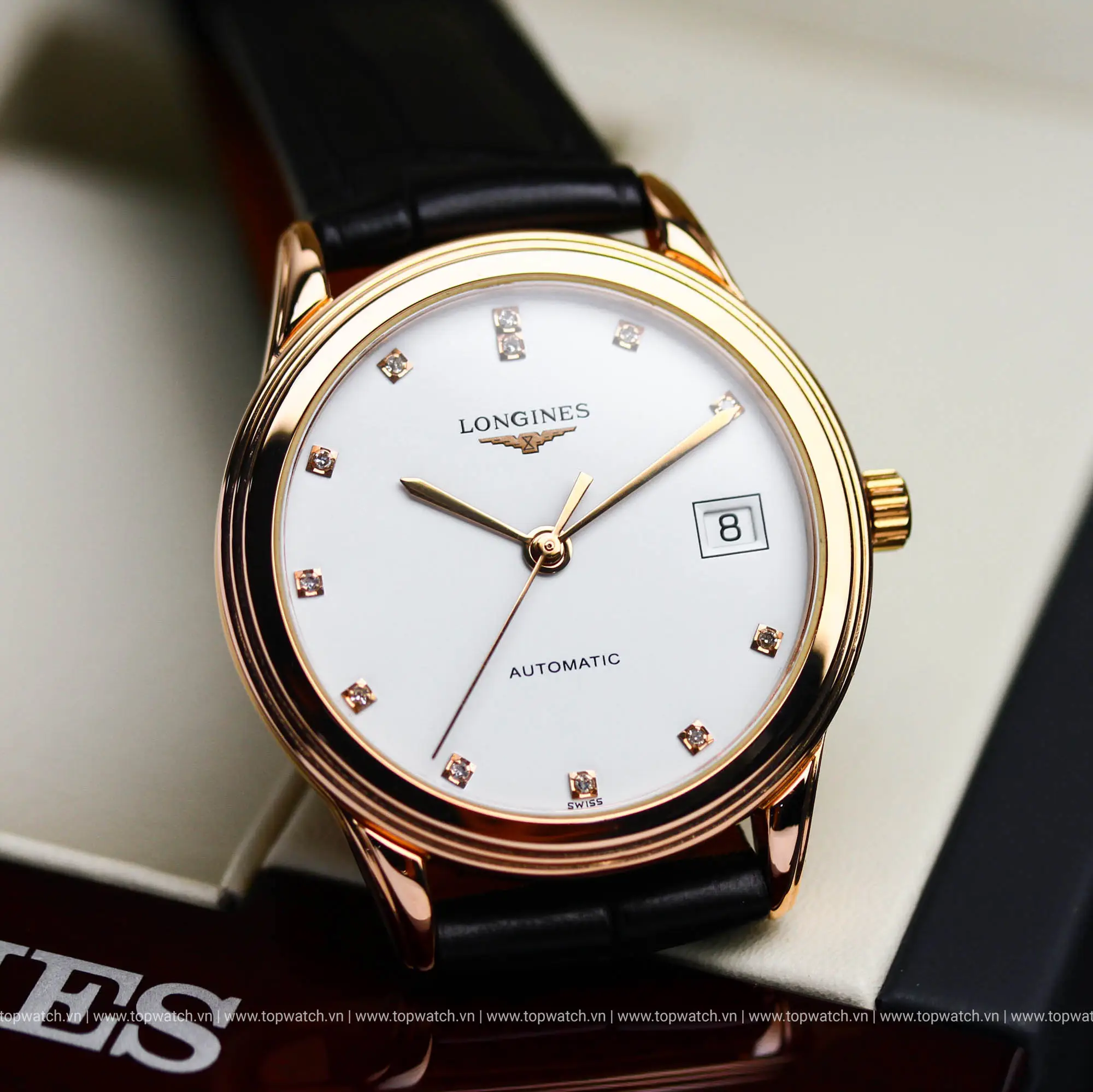 Đồng Hồ Longines Flagship 18kt Gold L4.774.8.27.2