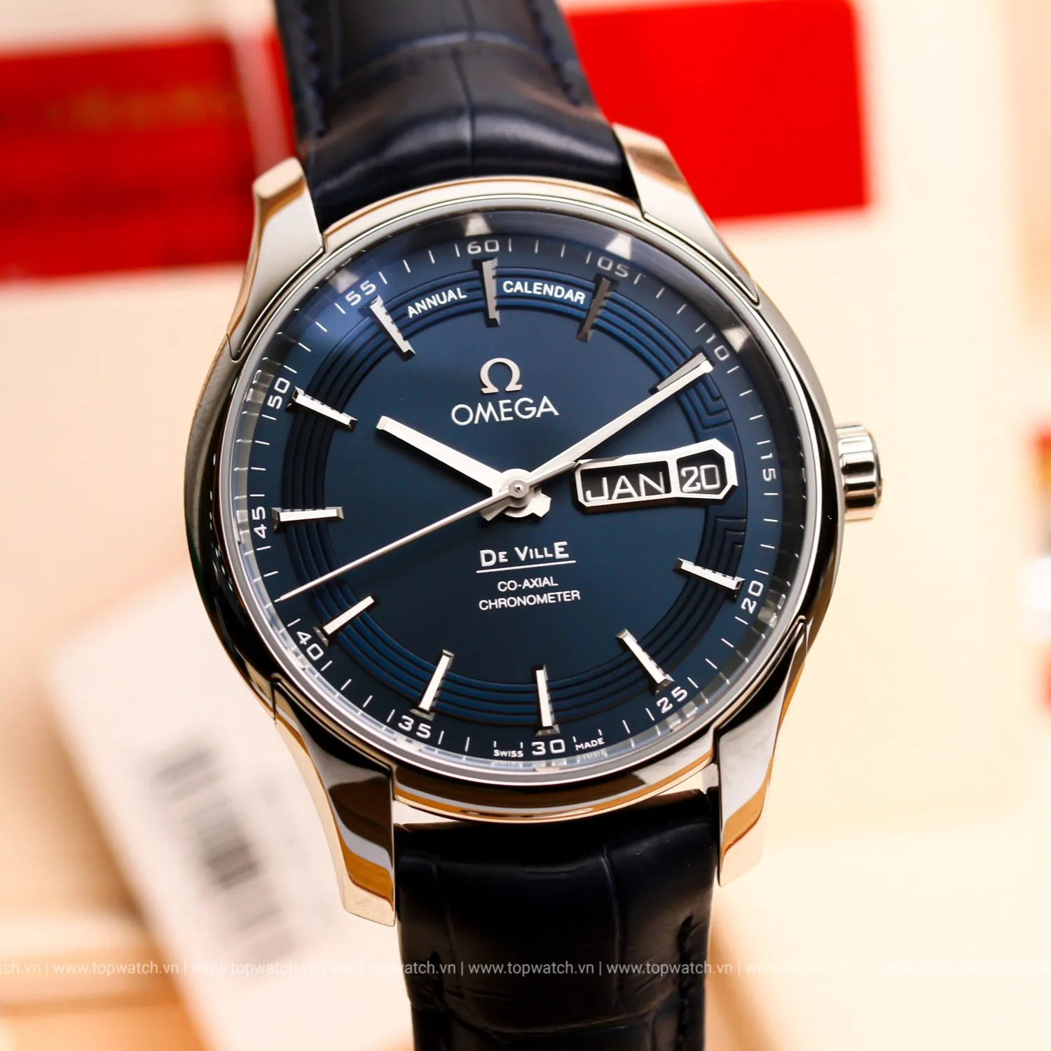 Đồng Hồ Omega De Ville Hour Vision Annual Calendar 431.33.41.22.03.001 (43133412203001)