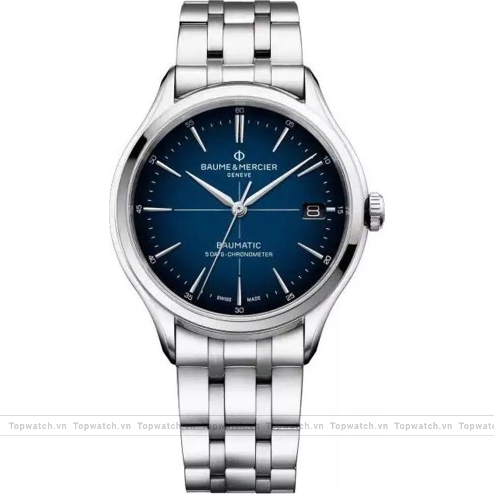 Baume & Mercier Clifton 10468 Baumatic Watch 40mm Baume & Mercier Clifton 10468 Baumatic Watch 40mm
