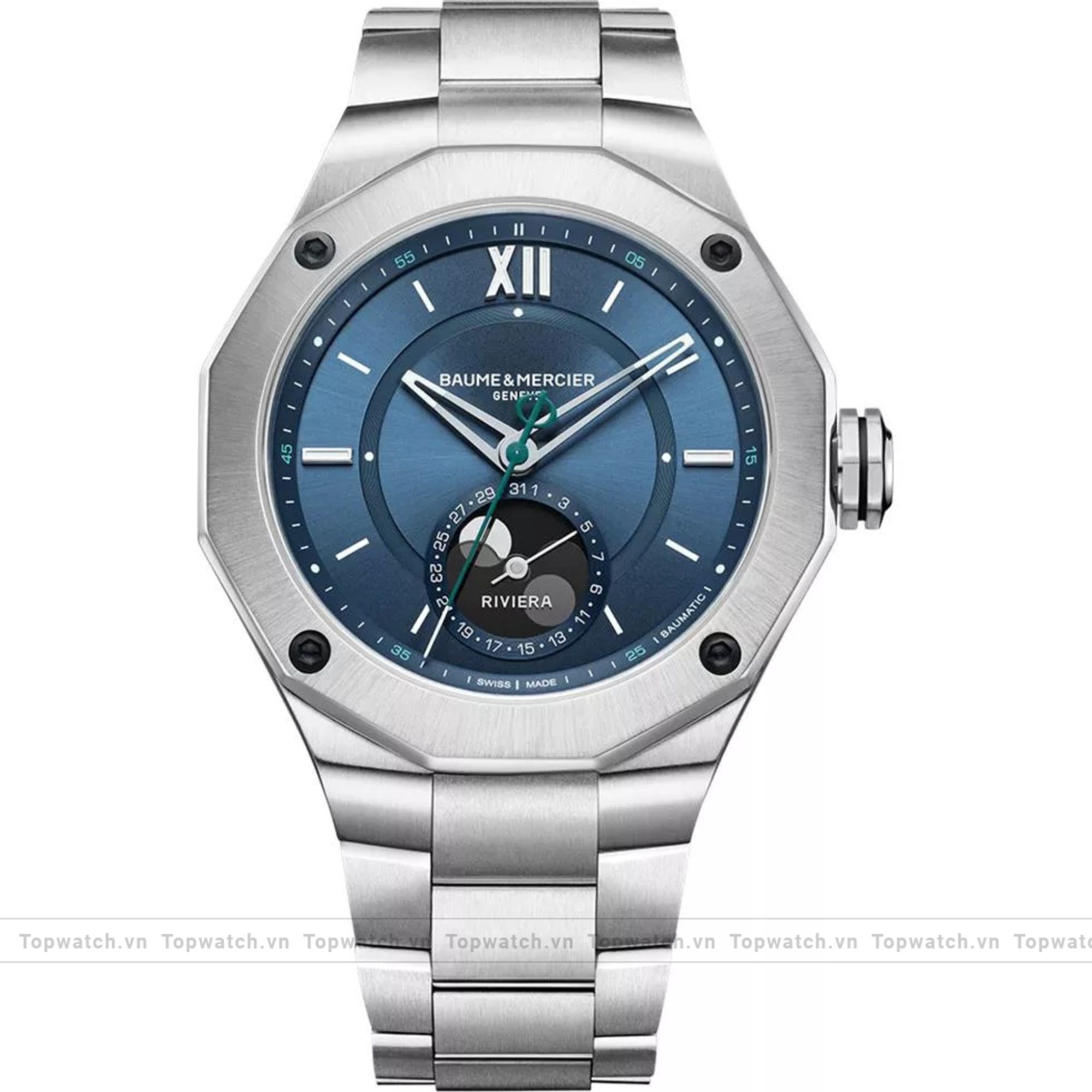Baume & Mercier Riviera 10682 Moon Phase 43mm Baume & Mercier Riviera 10682 Moon Phase 43mm