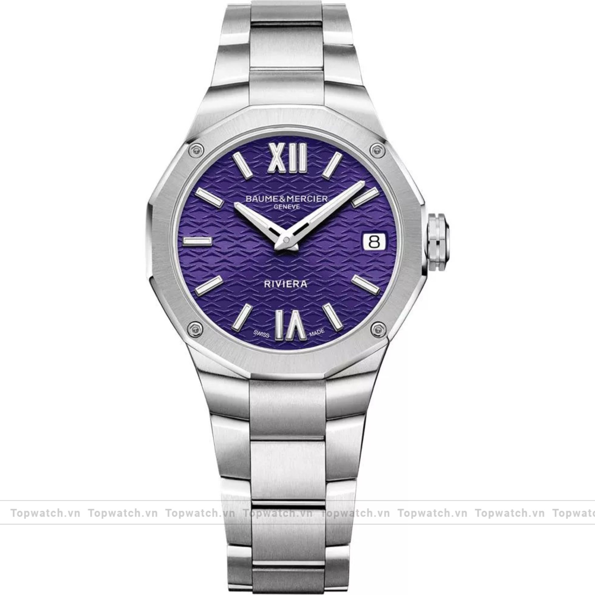 Baume & Mercier Riviera 10728 Purple Watch 33mm Baume & Mercier Riviera 10728 Purple Watch 33mm