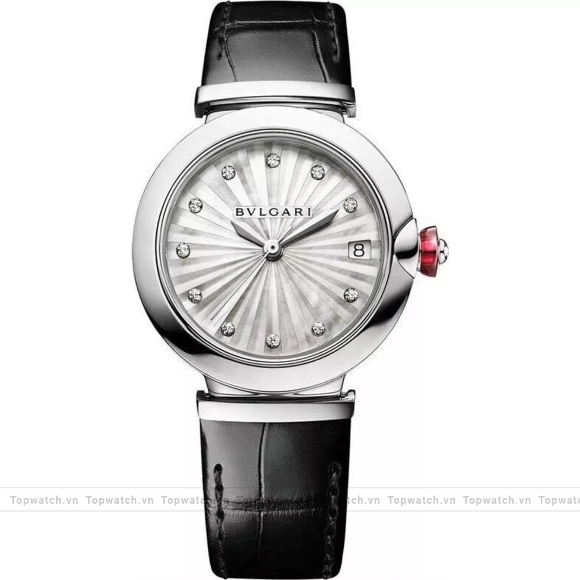 Bvlgari Lvcea 103478 Diamond Watch 33mm Bvlgari Lvcea 103478 Diamond Watch 33mm