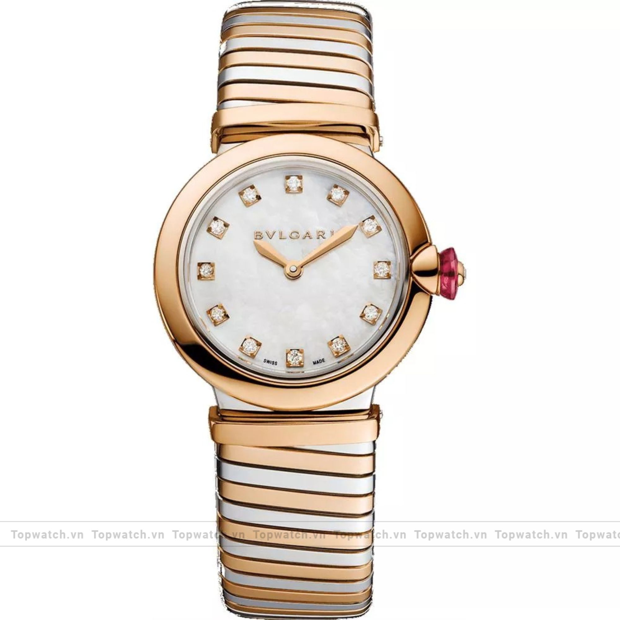 Bvlgari Lvcea Tubogas 102952 Watch 28mm Bvlgari Lvcea Tubogas 102952 Watch 28mm