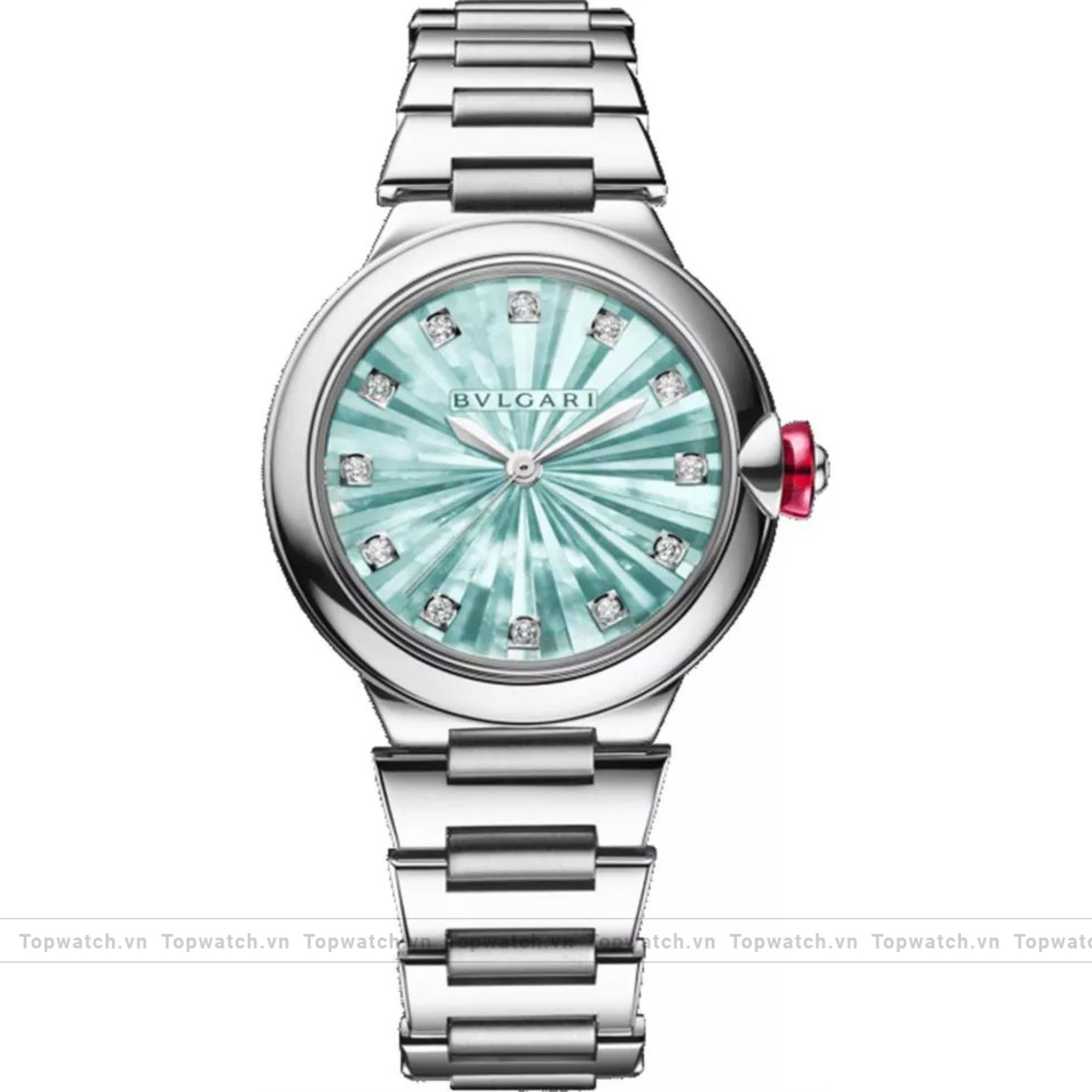 Bvlgari Lvcea 103728 Diamond Watch 33mm Bvlgari Lvcea 103728 Diamond Watch 33mm