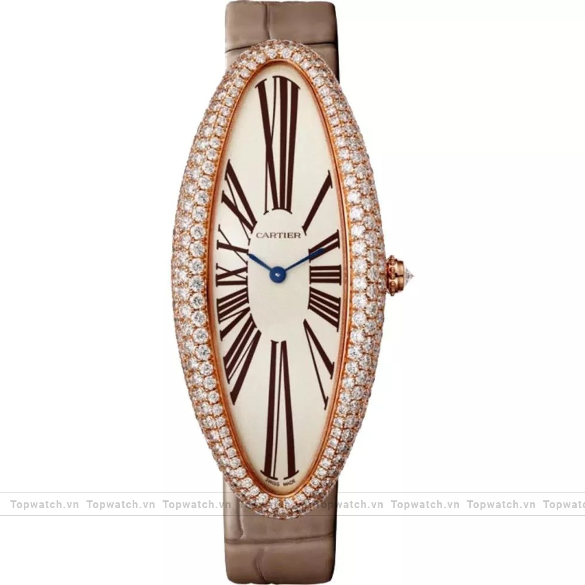 Cartier Baignoire Allongée WJBA0008 Watch 52x23mm