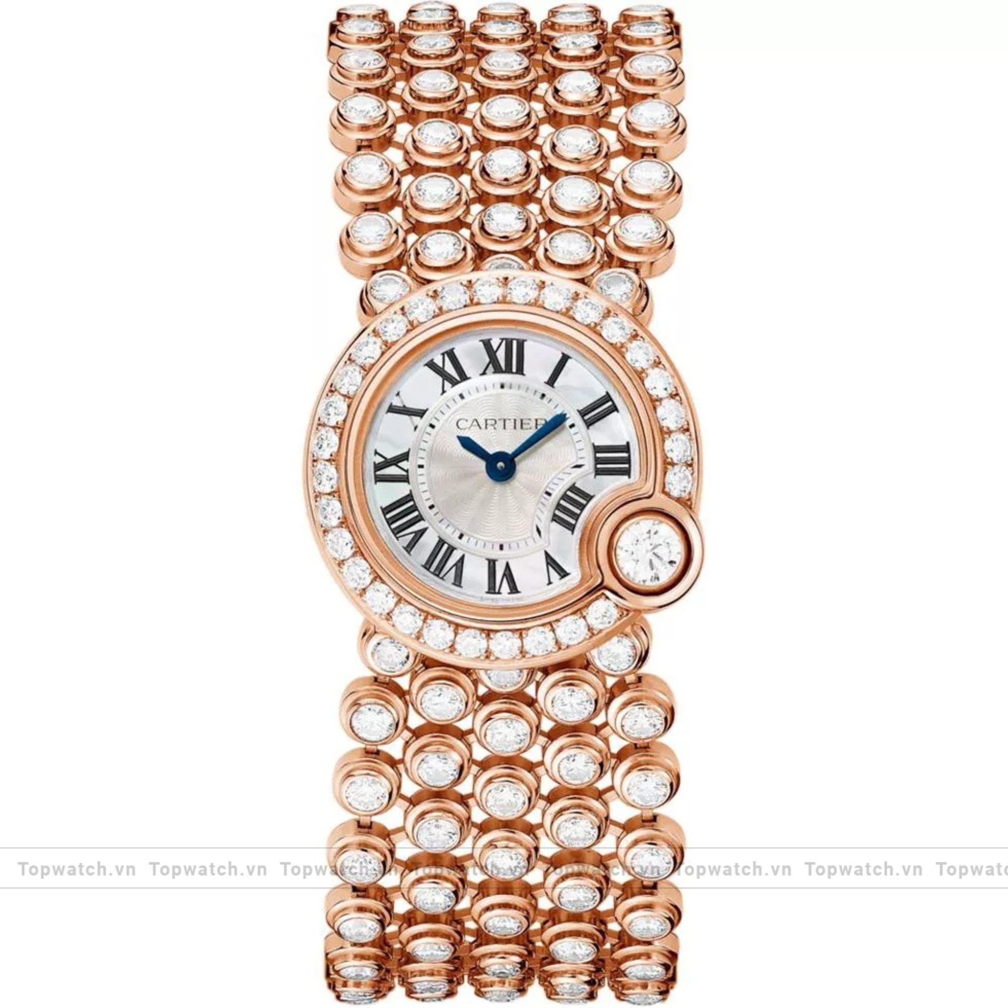 Cartier Ballon Blanc De Cartier HPI00758 Diamonds 24mm