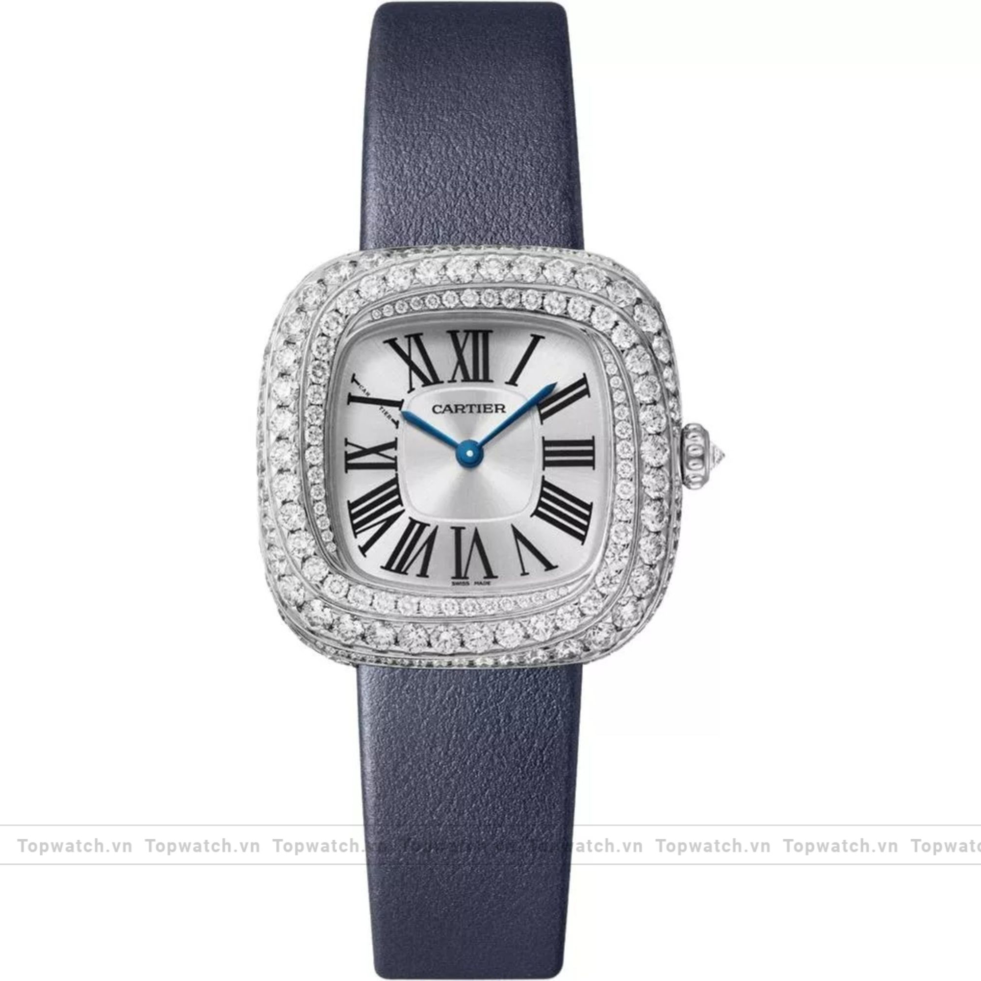 Cartier Coussin WJCS0003 Diamonds Watch 30.4×31.1 mm