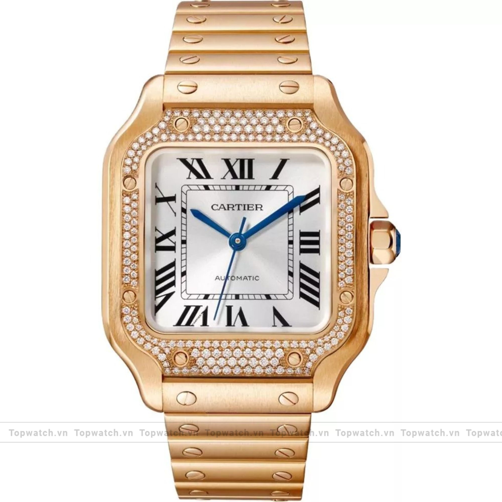 Cartier Santos De Cartier WJSA0009 Watch 35.1mm